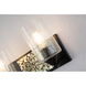 Bocage 2 Light 13 inch MB Bath Light Wall Light in Matte Black